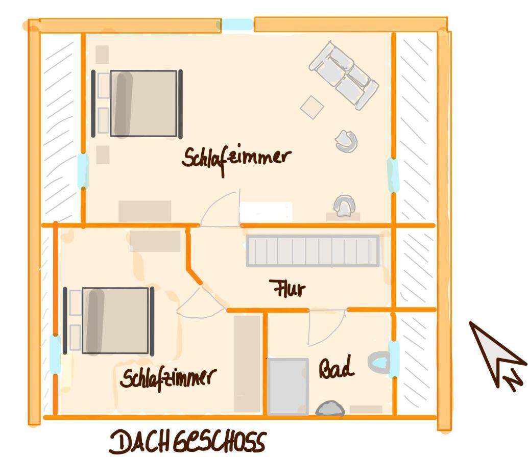 Ferienwohnung Forsthaus Zartwitzer Hütte Rechlin Exterior foto