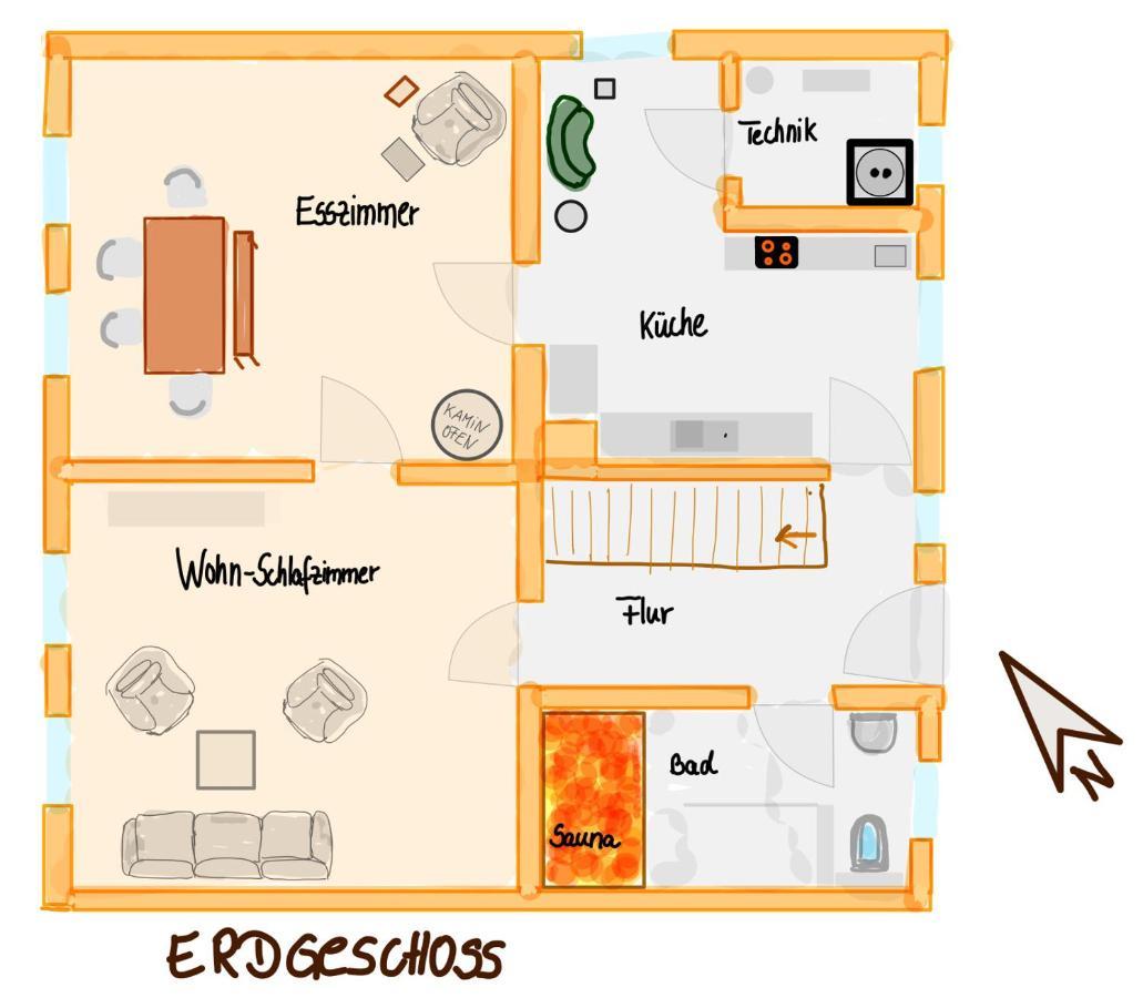 Ferienwohnung Forsthaus Zartwitzer Hütte Rechlin Exterior foto